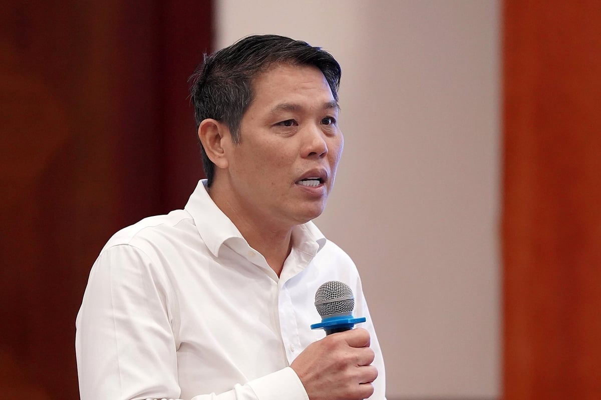 Ông Vũ Tấn Phương: Có 5 loại dự án chủ đạo tạo ra tín chỉ carbon rừng. Ảnh: Bảo Thắng. Ông Vũ Tấn Phương: Có 5 loại dự án chủ đạo tạo ra tín chỉ carbon rừng. Ảnh: Bảo Thắng.