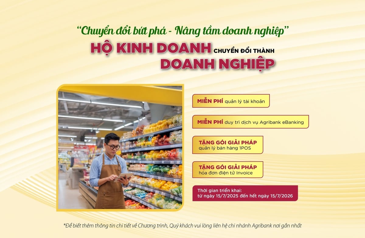 Agribank triển khai chương trình ưu đãi 'Chuyển đổi bứt phá – Nâng tầm doanh nghiệp'. Ảnh: Agribank. Agribank triển khai chương trình ưu đãi 'Chuyển đổi bứt phá – Nâng tầm doanh nghiệp'. Ảnh: Agribank.