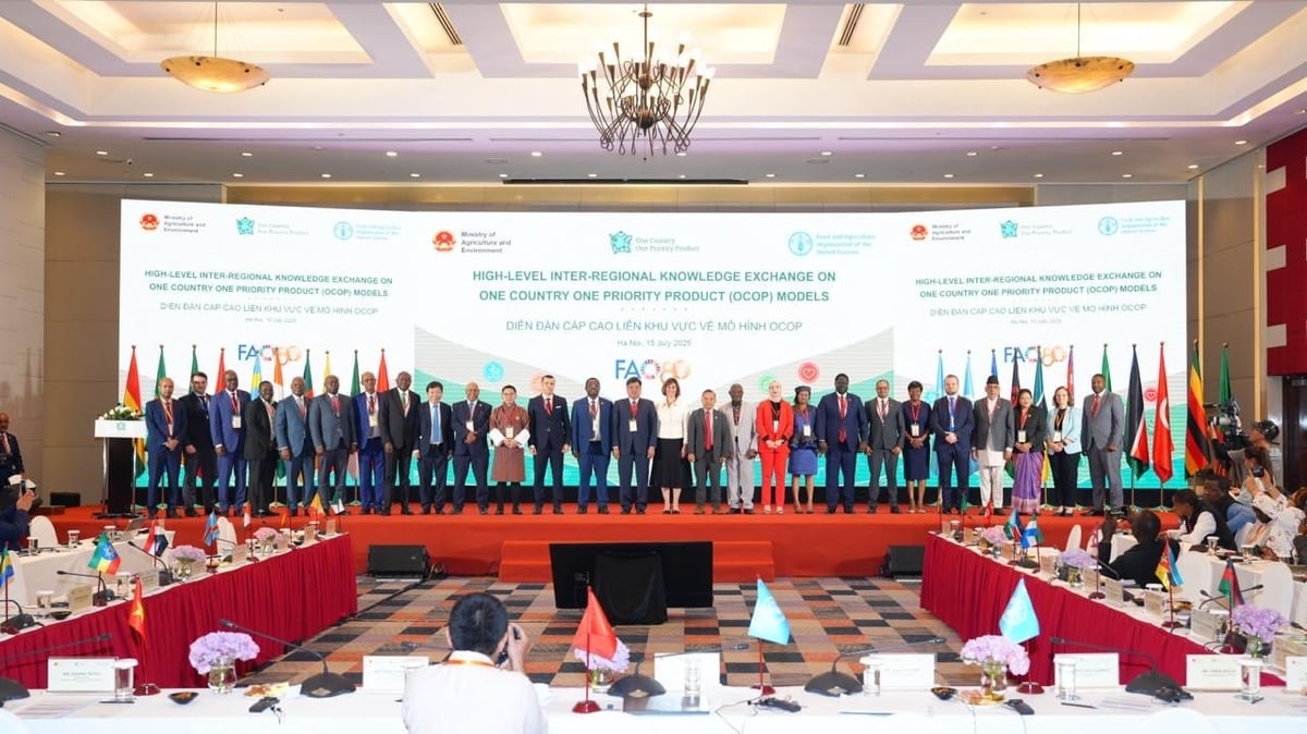 Agriculture ministers and senior officials from 17 countries attended the High-Level Inter-regional Knowledge Exchange on One Country One Priority Product Models.