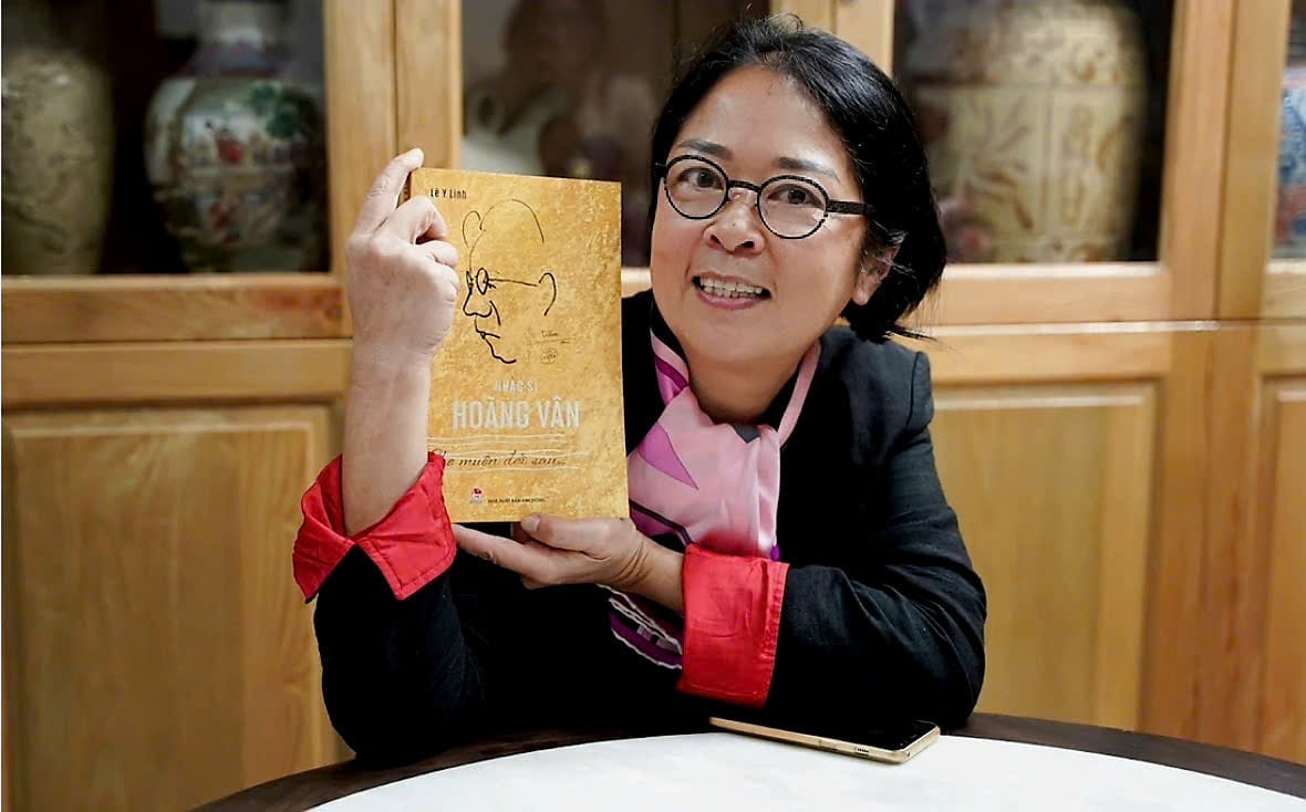 Tiến sĩ âm nhạc Lê Y Linh - con gái cả của nhạc sĩ Hoàng Vân sẽ là người chịu trách nhiệm về kịch bản âm nhạc của chương trình 'Cho muôn đời sau'. Ảnh: GĐCC. Tiến sĩ âm nhạc Lê Y Linh - con gái cả của nhạc sĩ Hoàng Vân sẽ là người chịu trách nhiệm về kịch bản âm nhạc của chương trình 'Cho muôn đời sau'. Ảnh: GĐCC.