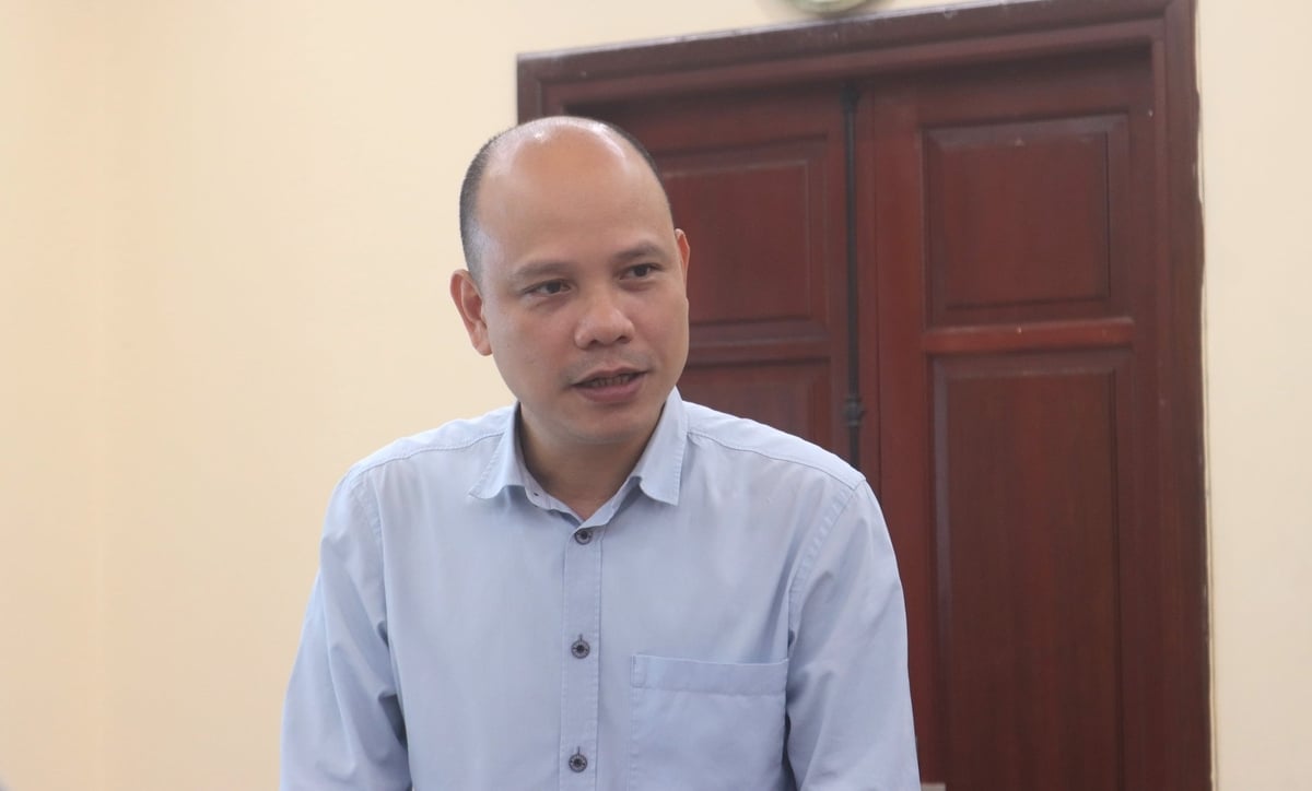 Ông Trần Phương, Phó Cục trưởng Cục Địa chất và Khoáng sản Việt Nam phát biểu chỉ đạo tại hội nghị. Ảnh: Mai Đan.