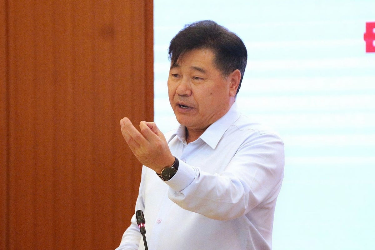 Ông Lê Quốc Thanh nhấn mạnh tầm quan trọng của việc kiểm soát chặt chẽ đầu vào trong toàn bộ chuỗi sản xuất. Ảnh: Phạm Hiếu.