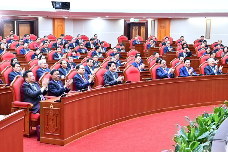 Các đại biểu tham dự phiên bế mạc Hội nghị. Ảnh: Đăng Khoa.