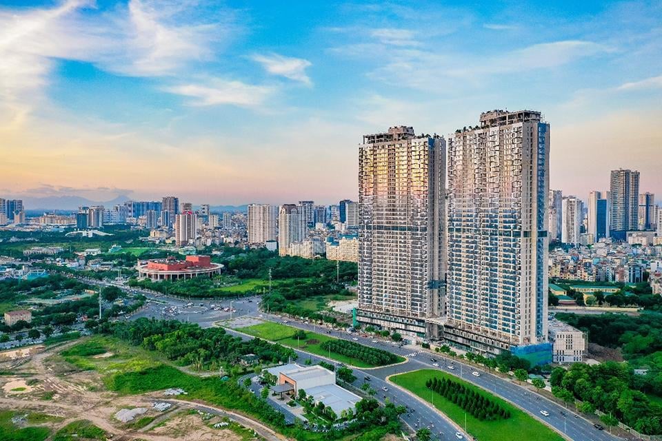 Chung cư The Matrix One giai đoạn 2 đang thiết lập mặt bằng giá mới, dao động 130-180 triệu đồng/m2. Ảnh: Minh Hoàng. Chung cư The Matrix One giai đoạn 2 đang thiết lập mặt bằng giá mới, dao động 130-180 triệu đồng/m2. Ảnh: Minh Hoàng.