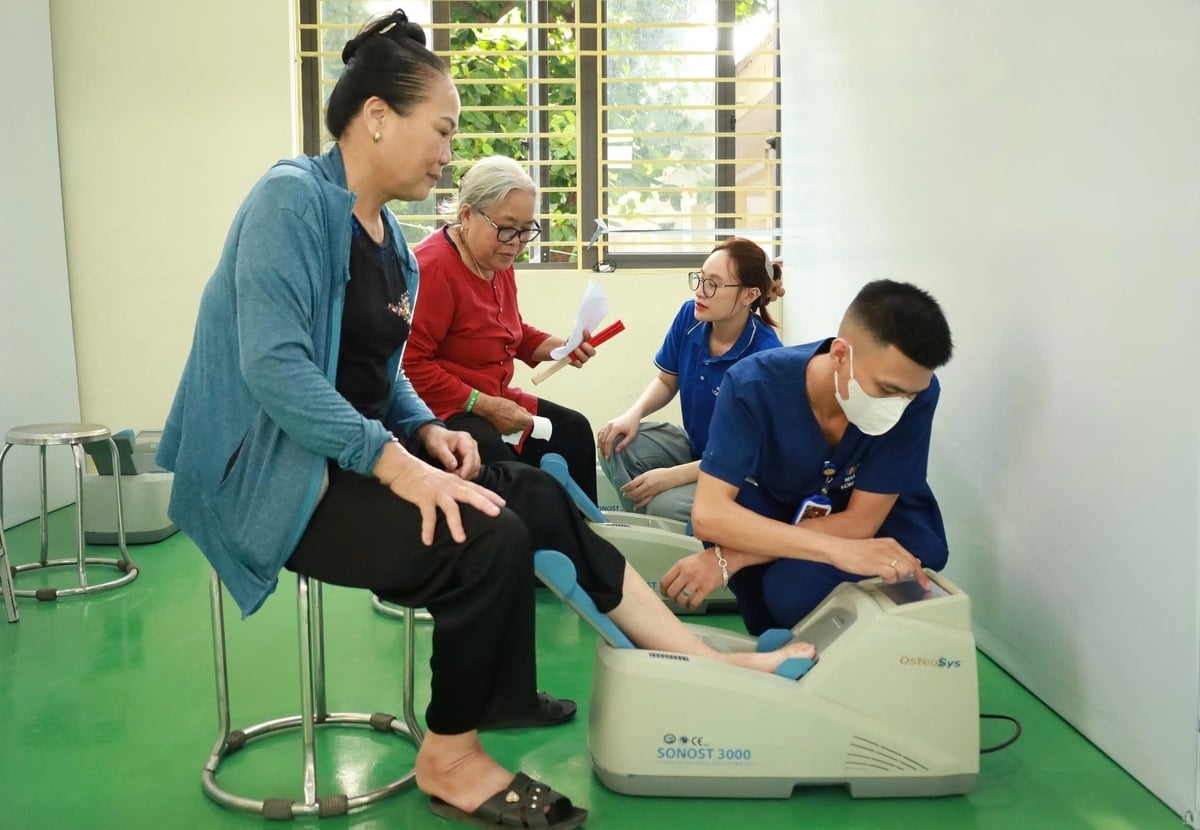 Người dân xã Minh Châu sẽ được khám sức khỏe và cấp phát thuốc miễn phí, thời gian triển khai từ tháng 7 đến hết tháng 9/2025. Ảnh: UBND xã Minh Châu.