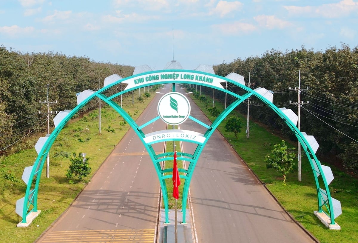 Một góc KCN Long Khánh của VRG. Ảnh: VRG.