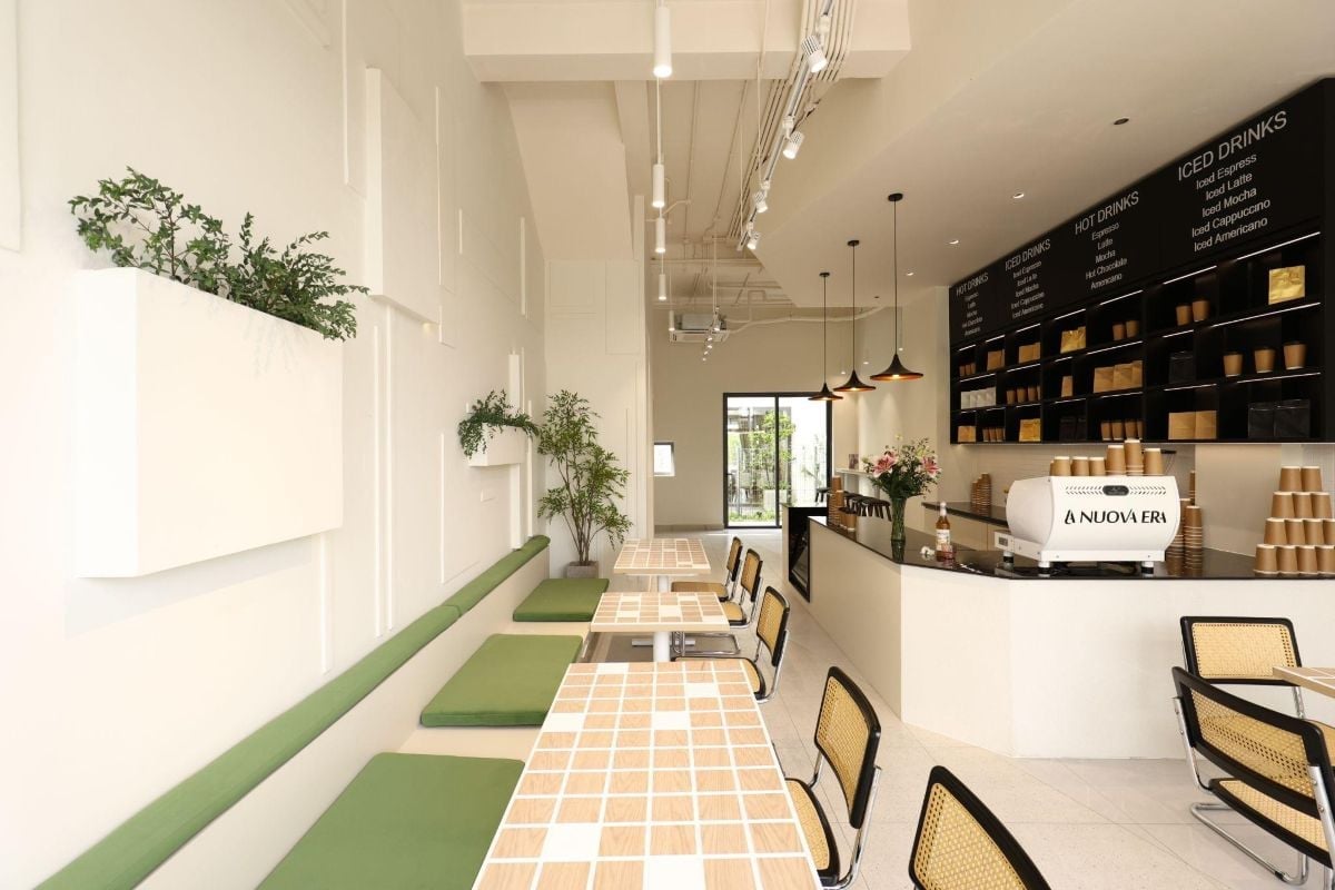 Không gian tầng 1 căn hộ mẫu Shophouse LA Home. Ảnh: Prodezi Long An. Không gian tầng 1 căn hộ mẫu Shophouse LA Home. Ảnh: Prodezi Long An.