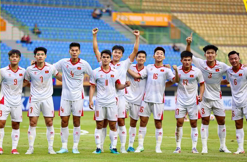 U23 Việt Nam có khởi đầu suôn sẻ ở Giải U23 Đông Nam Á 2025. Ảnh: VFF.