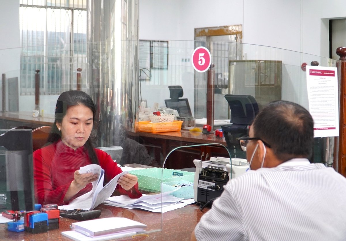 Tính đến tháng 7/2025, tổng dư nợ cho vay các Chi nhánh Agribank tại ĐBSCL đạt trên 286.000 tỷ đồng. Ảnh: Kim Anh.