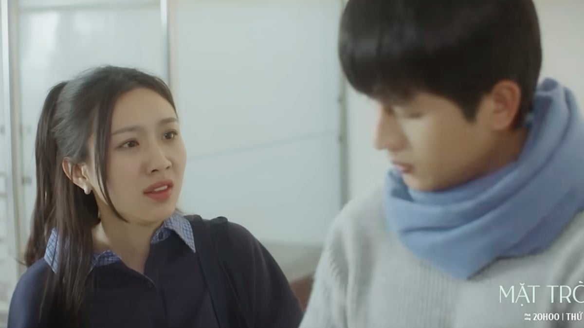 Lam Anh khuyên Dương làm lành với bà nội. Ảnh CMH Lam Anh khuyên Dương làm lành với bà nội. Ảnh CMH