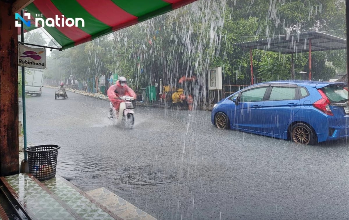 Bão Wipha gây mưa lớn ở nhiều tỉnh tại Thái Lan. Ảnh: The Nation Thailand. Bão Wipha gây mưa lớn ở nhiều tỉnh tại Thái Lan. Ảnh: The Nation Thailand.