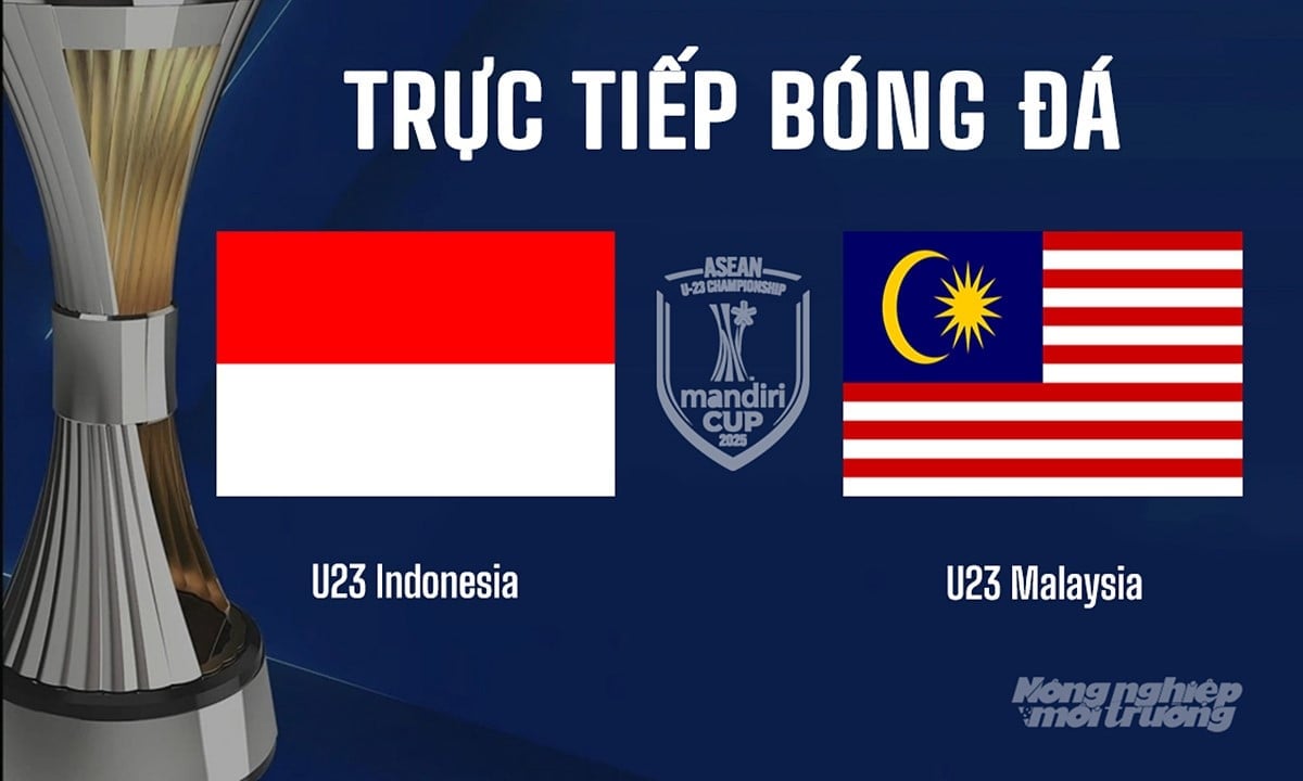 Trực tiếp bóng đá U23 Đông Nam Á giữa U23 Indonesia vs U23 Malaysia hôm nay 21/7/2025 Trực tiếp bóng đá U23 Đông Nam Á giữa U23 Indonesia vs U23 Malaysia hôm nay 21/7/2025