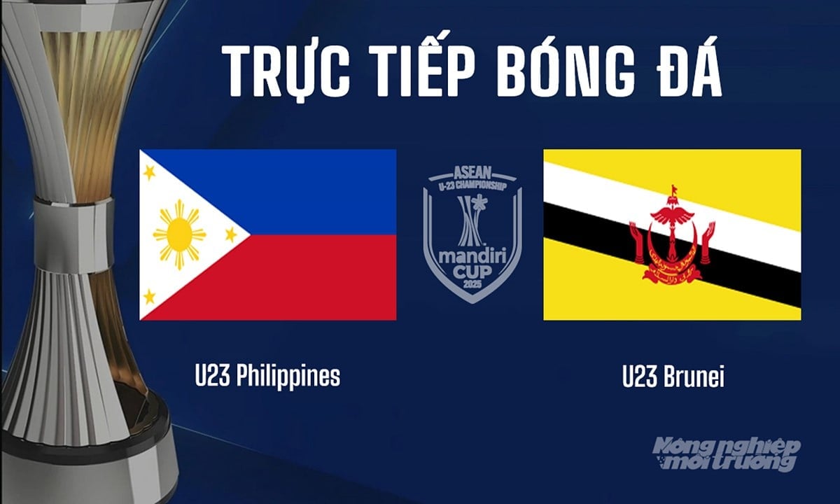 Trực tiếp bóng đá U23 Đông Nam Á giữa U23 Philippines vs U23 Brunei hôm nay 21/7/2025