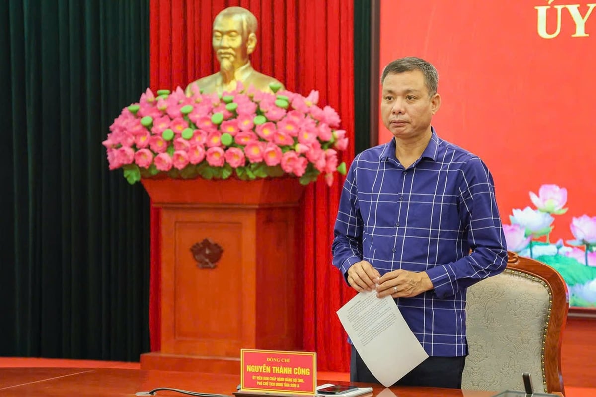 Phó Chủ tịch UBND tỉnh Nguyễn Thành Công yêu cầu các địa phương triển khai ngay lực lượng xuống địa bàn xung yếu để triển khai công tác lãnh đạo, chỉ đạo PCTT. Ảnh: Nguyễn Nga.