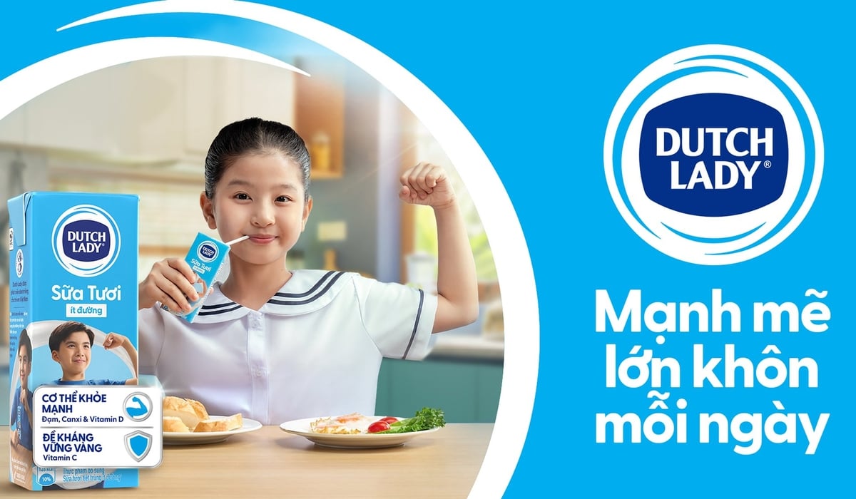Sữa Dutch Lady mới với công thức được cải tiến, nay thêm dinh dưỡng hơn. Ảnh: FrieslandCampina Việt Nam.