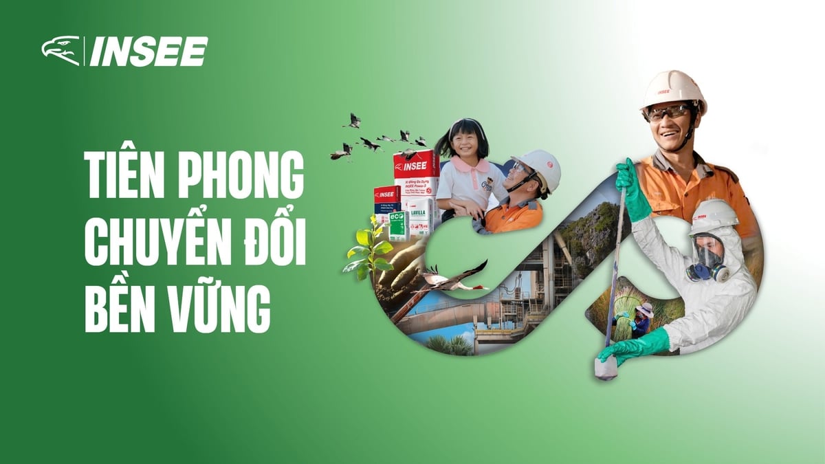 INSEE Việt Nam tiên phong chuyển đổi bền vững, không ngừng đóng góp vào sự phát triển bền vững, cân bằng bộ 3 mục tiêu tăng trưởng kinh tế,đóng góp cho xã hội và bảo vệ môi trường. Ảnh: Khánh Loan. INSEE Việt Nam tiên phong chuyển đổi bền vững, không ngừng đóng góp vào sự phát triển bền vững, cân bằng bộ 3 mục tiêu tăng trưởng kinh tế,đóng góp cho xã hội và bảo vệ môi trường. Ảnh: Khánh Loan.