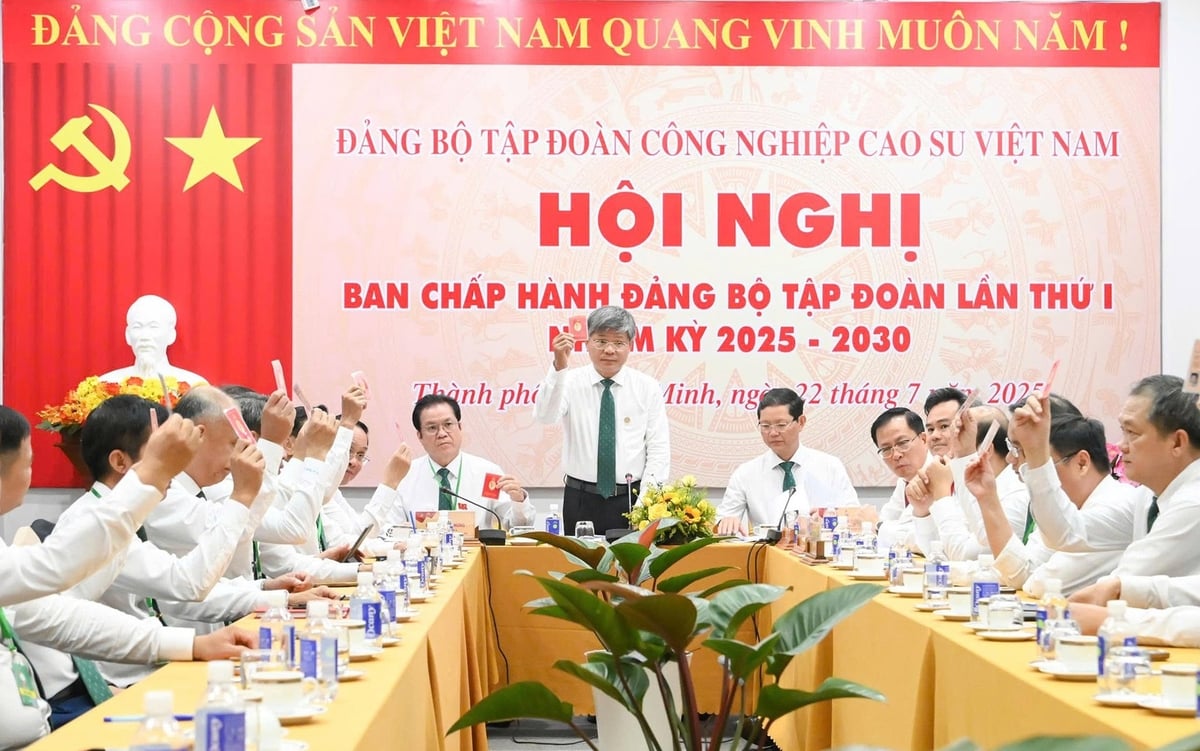 Hội nghị Ban chấp hành Đảng bộ VRG lần thứ nhất, nhiệm kỳ 2025-2030. Ảnh: VRG. Hội nghị Ban chấp hành Đảng bộ VRG lần thứ nhất, nhiệm kỳ 2025-2030. Ảnh: VRG.