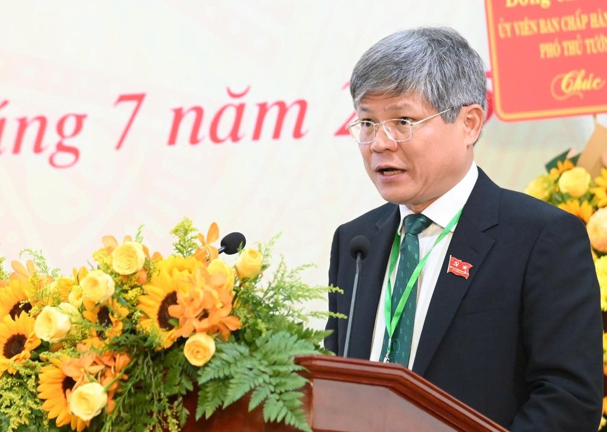 Ông Trần Công Kha, Bí thư Đảng ủy, Chủ tịch HĐQT VRG phát biểu khai mạc Đại hội. Ảnh: VRG. Ông Trần Công Kha, Bí thư Đảng ủy, Chủ tịch HĐQT VRG phát biểu khai mạc Đại hội. Ảnh: VRG.