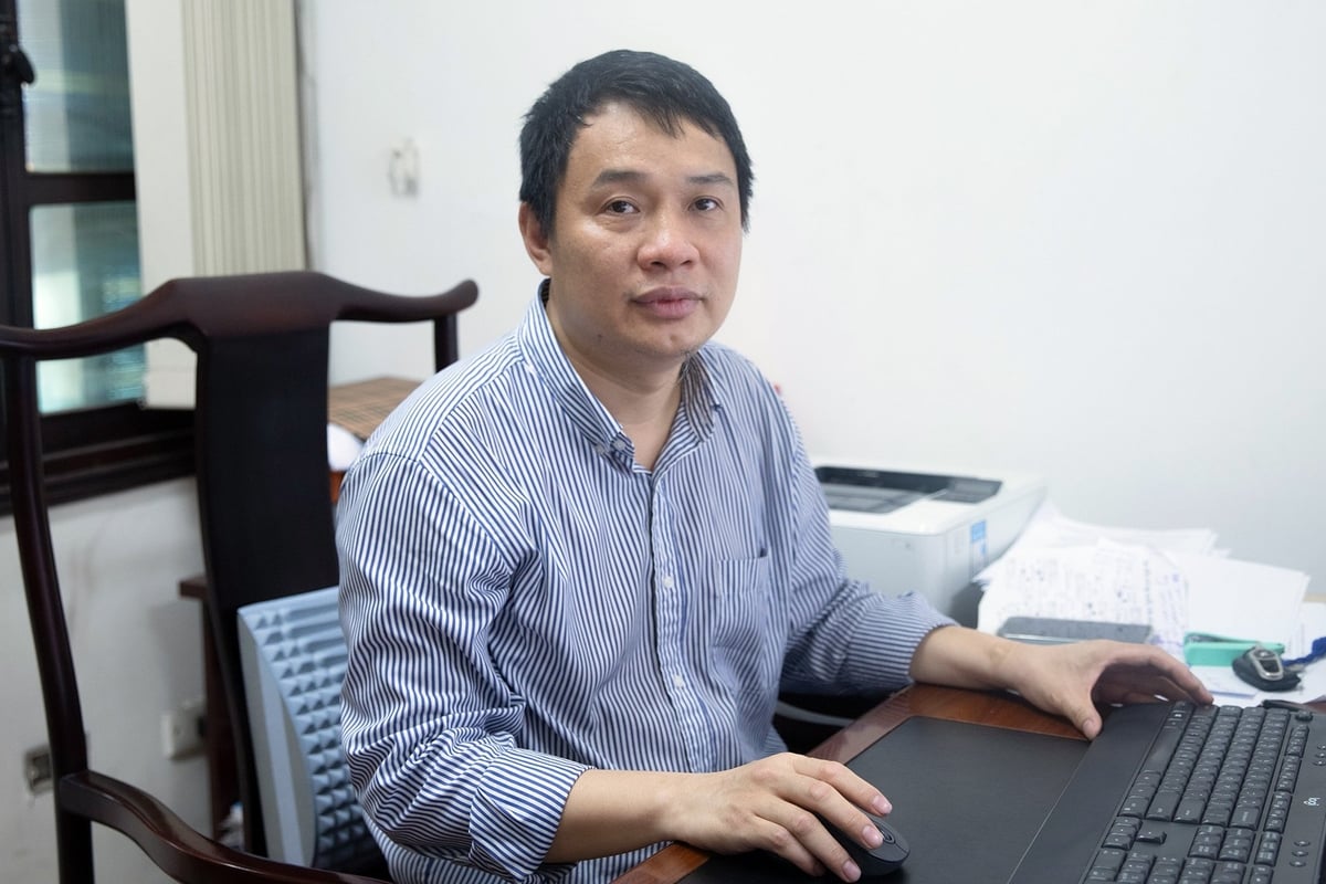 Tiến sĩ Lương Hữu Dũng, Giám đốc Trung tâm Nghiên cứu Thủy văn và Hải văn, Viện Khoa học Khí tượng Thủy văn và Biến đổi khí hậu (Bộ Nông nghiệp và Môi trường). Ảnh: Khương Trung.