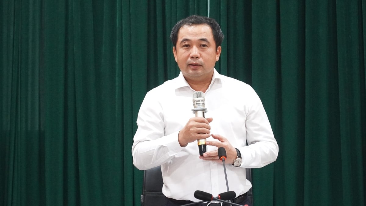 Quyền Bộ trưởng Bộ Nông nghiệp và Môi trường Trần Đức Thắng phát biểu tại buổi làm việc. Ảnh: Trần Phi. Quyền Bộ trưởng Bộ Nông nghiệp và Môi trường Trần Đức Thắng phát biểu tại buổi làm việc. Ảnh: Trần Phi.
