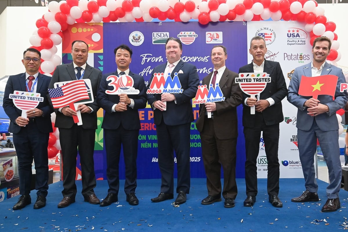 Sự kiện quảng bá 'Từ những nông trang trù phú của nước Mỹ' được tổ chức tại Hà Nội chiều 23/7. Ảnh: Tùng Đinh.