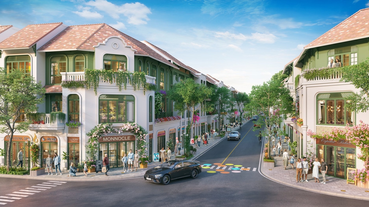 Phân khu Kim Ngân 2 sở hữu mật độ dân cư thấp và không gian tiện nghi vượt trội. Ảnh: Sun Property.
