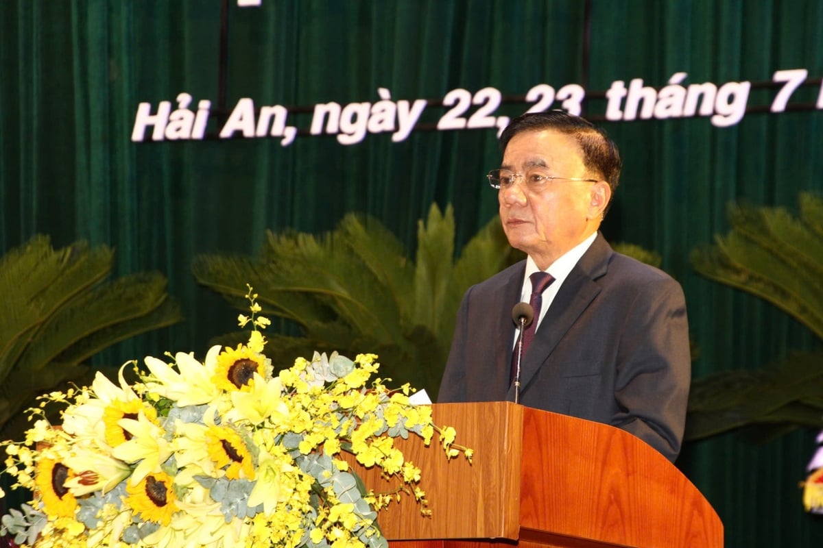 Thường trực Ban Bí thư Trần Cẩm Tú phát biểu chỉ đạo Đại hội. Ảnh: Việt Cường. Thường trực Ban Bí thư Trần Cẩm Tú phát biểu chỉ đạo Đại hội. Ảnh: Việt Cường.