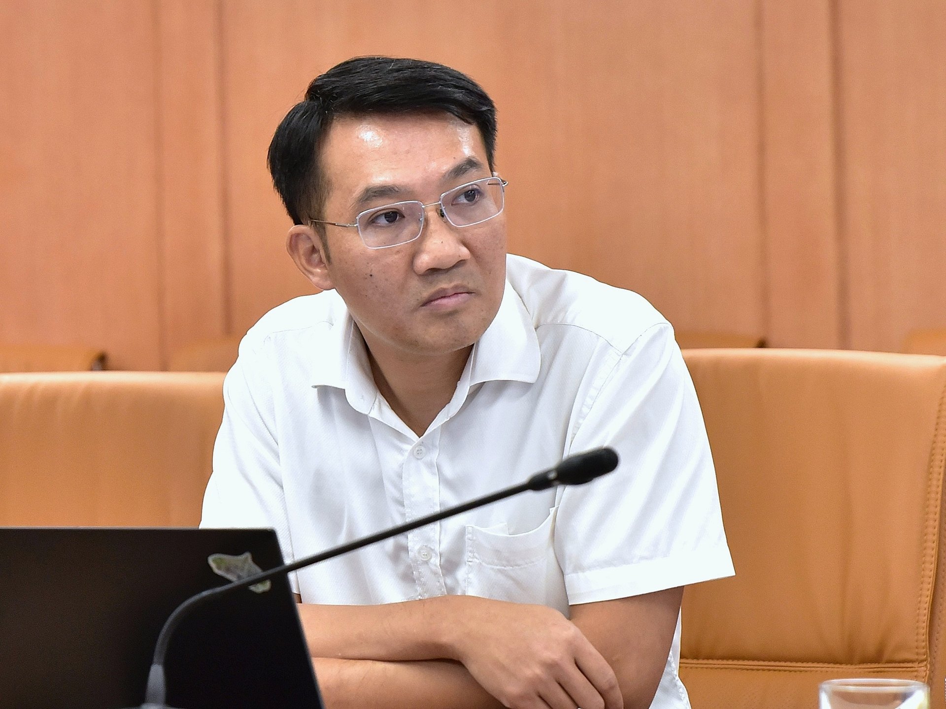 Ông Bùi Đức Hiếu - Phó Vụ trưởng Vụ Hợp tác quốc tế là trưởng đoàn công tác Việt Nam tại Hội nghị ASOEN 36. Ảnh: Kiều Chi. Ông Bùi Đức Hiếu - Phó Vụ trưởng Vụ Hợp tác quốc tế là trưởng đoàn công tác Việt Nam tại Hội nghị ASOEN 36. Ảnh: Kiều Chi.