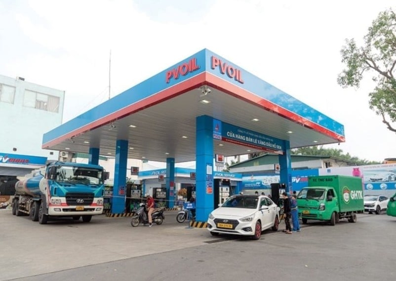 Cửa hàng xăng dầu của PVOIL. Ảnh: PV. Cửa hàng xăng dầu của PVOIL. Ảnh: PV.