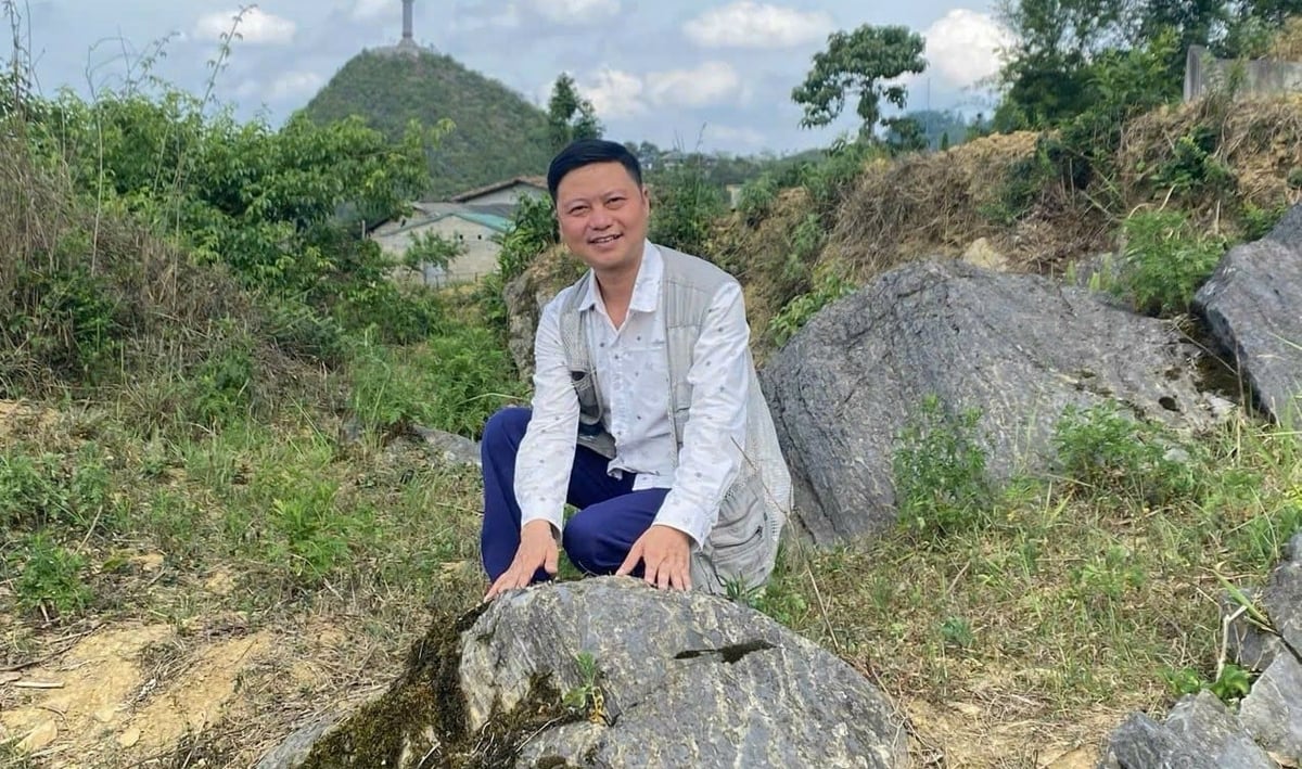 Tiến sĩ Nguyễn Đức Phong, Trưởng phòng Cổ sinh và Địa tầng (Viện Khoa học Địa chất và Khoáng sản) cho rằng việc xây dựng cơ sở dữ liệu số cho các chuyên ngành địa chất như cổ sinh, địa tầng, địa mạo là nhiệm vụ sống còn đối với ngành địa chất. Ảnh: Lan Chi.