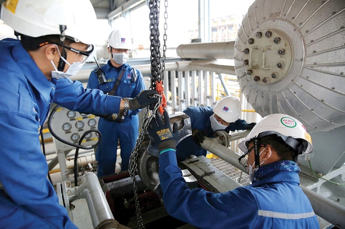 Người lao động BSR. Ảnh: Petrovietnam.