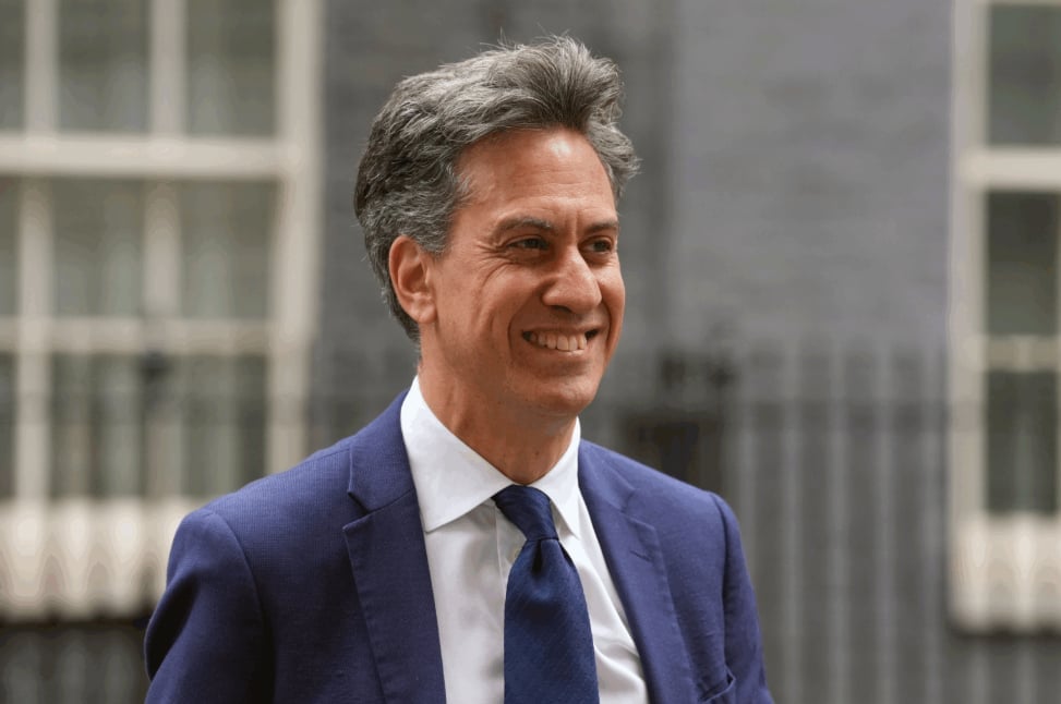 Bộ trưởng Năng lượng Ed Miliband. Ảnh: ESG News.