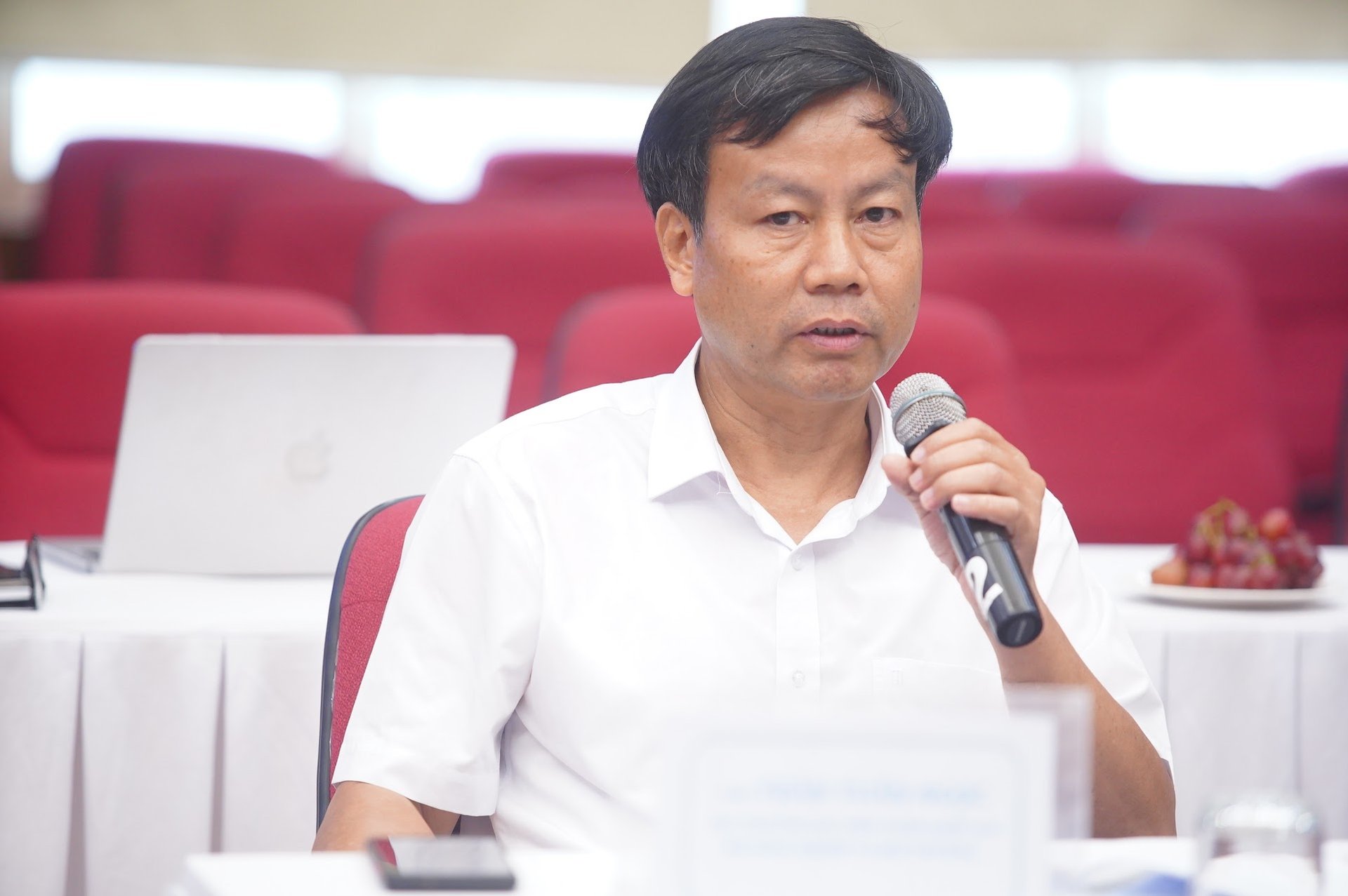 Theo ông Trần Tuấn Ngọc, công nghệ vũ trụ ở Việt Nam chưa thể phát huy hết tiềm năng do tình trạng thiếu hụt nguồn nhân lực chất lượng cao. Ảnh: Duy Phạm. Theo ông Trần Tuấn Ngọc, công nghệ vũ trụ ở Việt Nam chưa thể phát huy hết tiềm năng do tình trạng thiếu hụt nguồn nhân lực chất lượng cao. Ảnh: Duy Phạm.