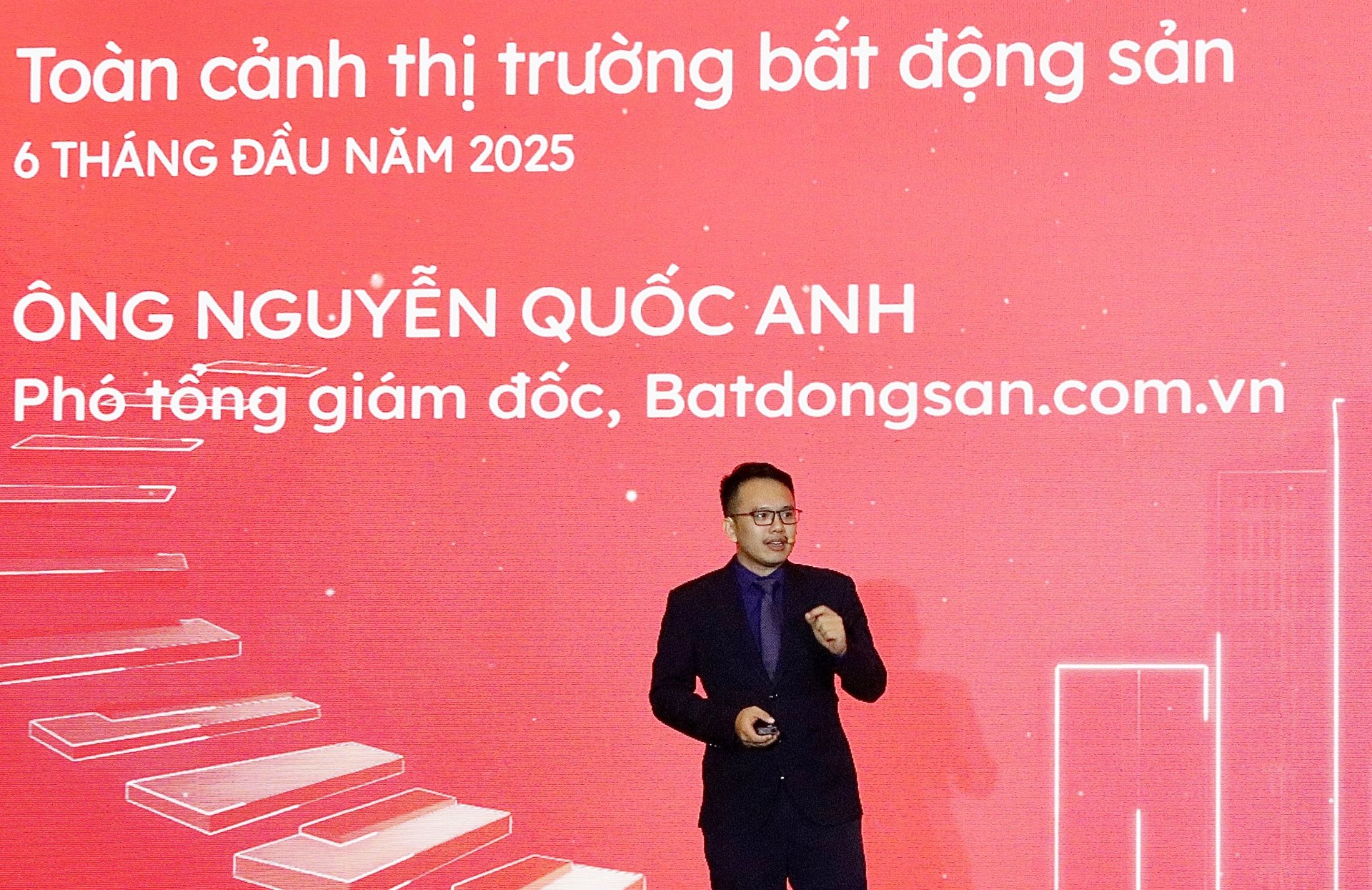 Ông Nguyễn Quốc Anh, Phó Tổng giám đốc Batdongsan.com.vn. Ảnh: Hoài Thơ. 