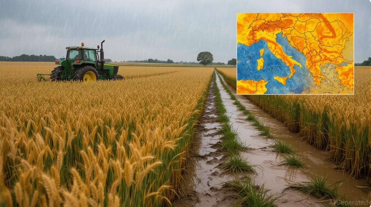 Biến đổi khí hậu đang làm thay đổi ngành sản xuất lúa mì ở châu Âu. Ảnh: AInvest. 