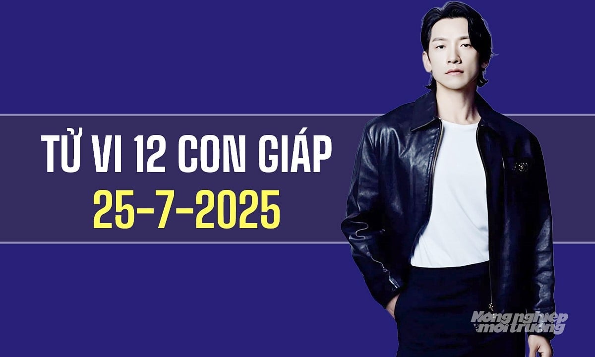 Xem tử vi hàng ngày 12 con giáp hôm nay 25/7/2025
