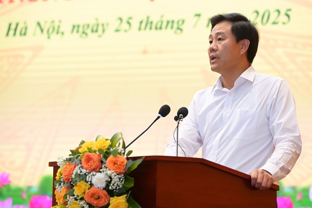 Giám đốc Sở Nông nghiệp và Môi trường Hà Nội Nguyễn Xuân Đại phát biểu tại Hội nghị. Ảnh: Tùng Đinh. Giám đốc Sở Nông nghiệp và Môi trường Hà Nội Nguyễn Xuân Đại phát biểu tại Hội nghị. Ảnh: Tùng Đinh.