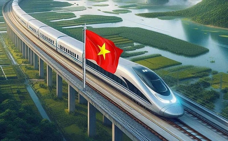 TP.HCM đặt mục tiêu bàn giao mặt bằng để khởi công Dự án đường sắt tốc độ cao Bắc - Nam trước tháng 12/2026. Ảnh minh họa. TP.HCM đặt mục tiêu bàn giao mặt bằng để khởi công Dự án đường sắt tốc độ cao Bắc - Nam trước tháng 12/2026. Ảnh minh họa.