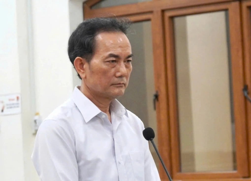Bị cáo Võ Văn Chánh tại phiên tòa sơ thẩm. Ảnh: Thái Hà. Bị cáo Võ Văn Chánh tại phiên tòa sơ thẩm. Ảnh: Thái Hà.