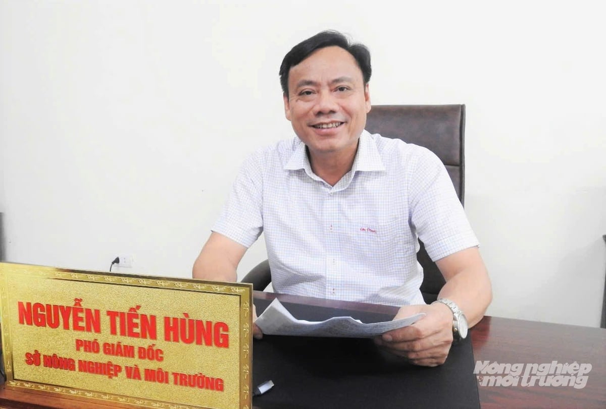Ông Nguyễn Tiến Hùng, Phó Giám đốc Sở NN-MT tỉnh Hà Tĩnh. Ảnh: Thanh Nga. Ông Nguyễn Tiến Hùng, Phó Giám đốc Sở NN-MT tỉnh Hà Tĩnh. Ảnh: Thanh Nga.