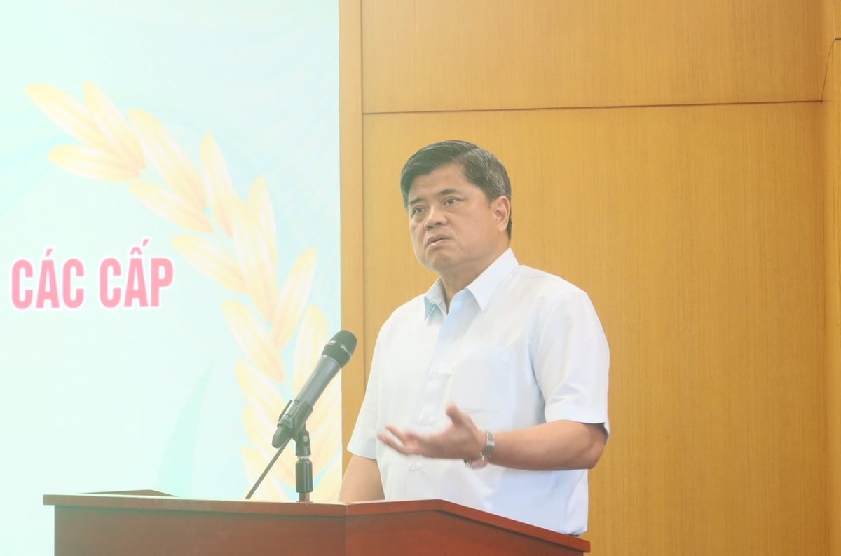 Thứ trưởng Bộ Nông nghiệp và Môi trường Trần Thanh Nam phát biểu tại hội thảo. Ảnh: Lan Chi. Thứ trưởng Bộ Nông nghiệp và Môi trường Trần Thanh Nam phát biểu tại hội thảo. Ảnh: Lan Chi.
