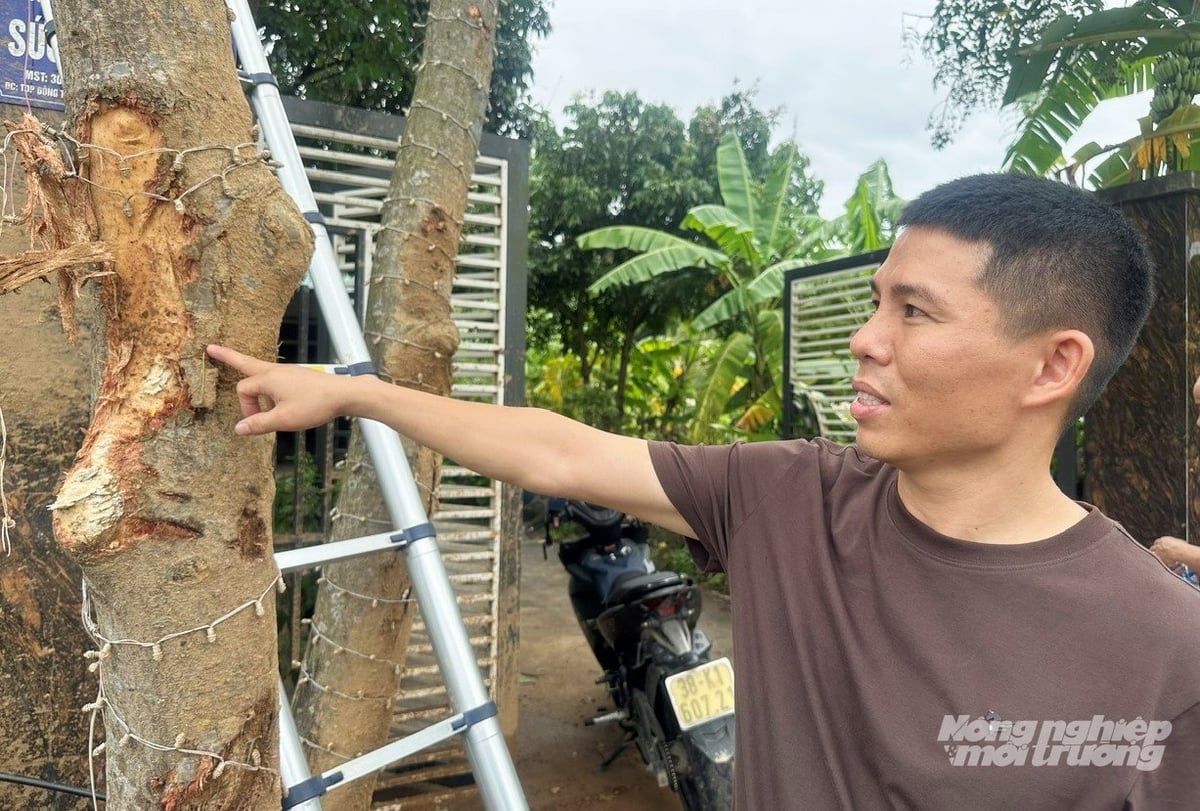 Anh Nguyễn Phú Ý kể lại vụ tai nạn. Ảnh: Thanh Nga. Anh Nguyễn Phú Ý kể lại vụ tai nạn. Ảnh: Thanh Nga.