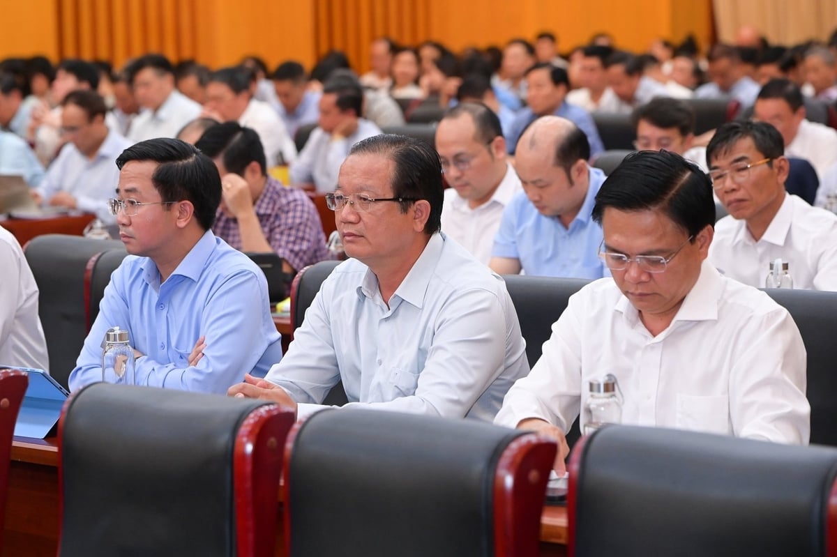 Lãnh đạo các địa phương tham dự Hội nghị. Ảnh: Khương Trung. Lãnh đạo các địa phương tham dự Hội nghị. Ảnh: Khương Trung.