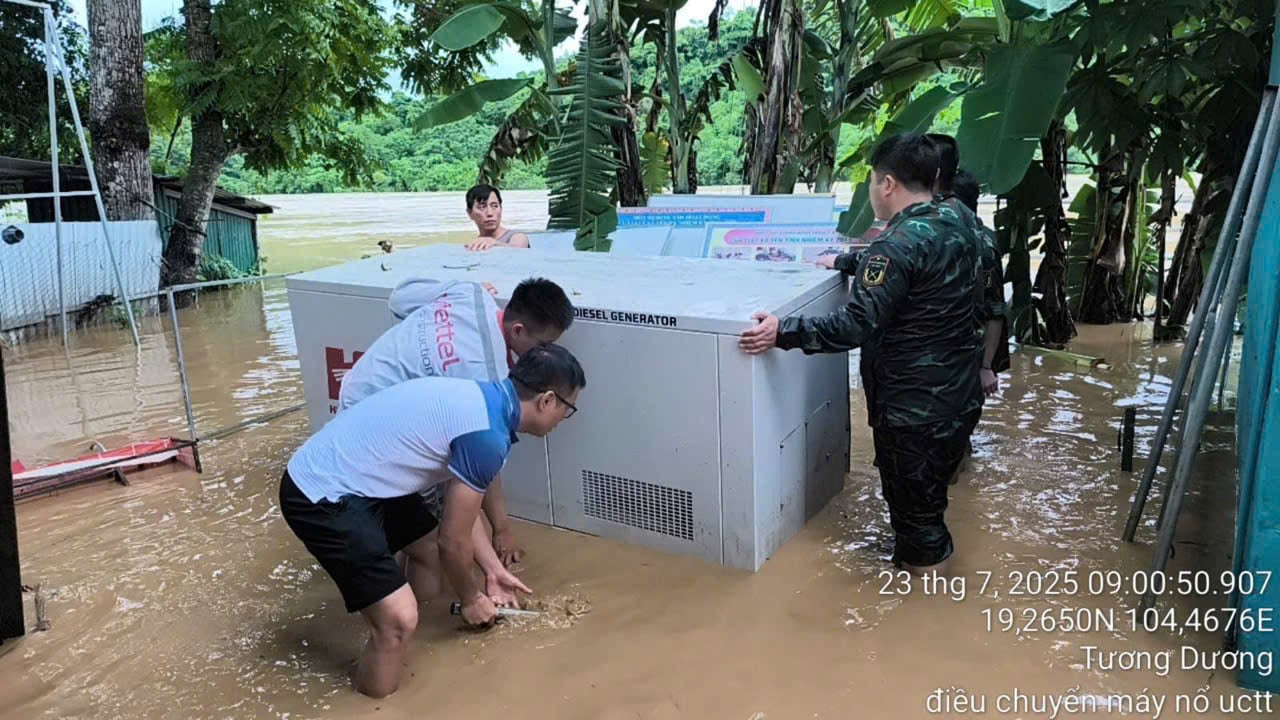 Các lực lượng kỹ thuật Viettel sẵn sàng ứng cứu thông tin. Ảnh: Viettel Telecom. Các lực lượng kỹ thuật Viettel sẵn sàng ứng cứu thông tin. Ảnh: Viettel Telecom.