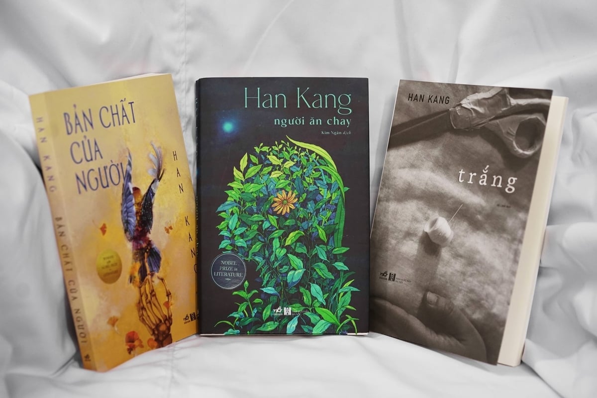 'Người ăn chay' nằm trong bộ ba tác phẩm có giá trị chữa lành của nhà văn Han Kang. Ảnh: N.N