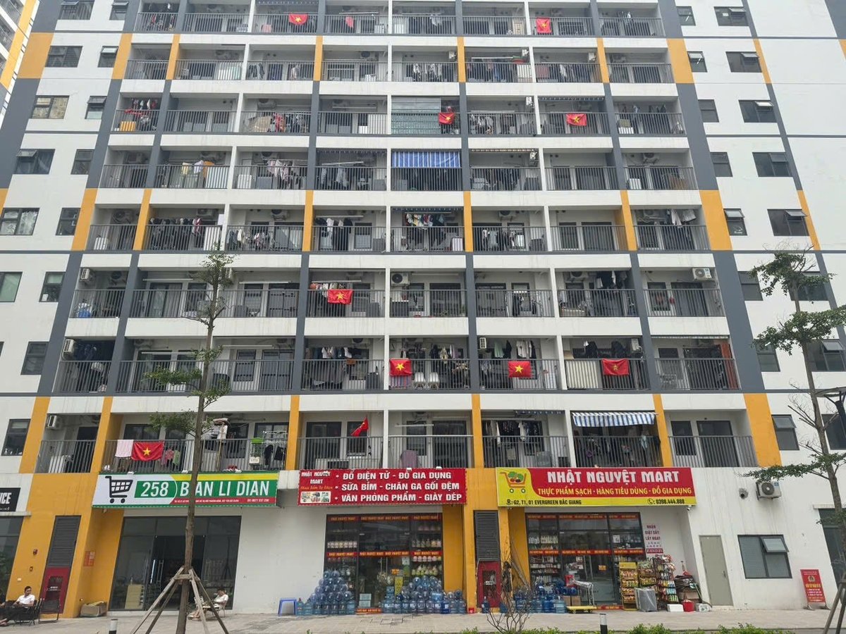 Dự án nhà ở xã hội Evergreen là một trong những dự án nổi bật tại Bắc Ninh (Bắc Giang cũ). Ảnh: Phạm Minh.