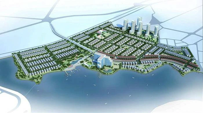 Phối cảnh dự án Khu đô thị sinh thái sông Hồng Nam Đầm Vạc. Ảnh: CĐT. Phối cảnh dự án Khu đô thị sinh thái sông Hồng Nam Đầm Vạc. Ảnh: CĐT.