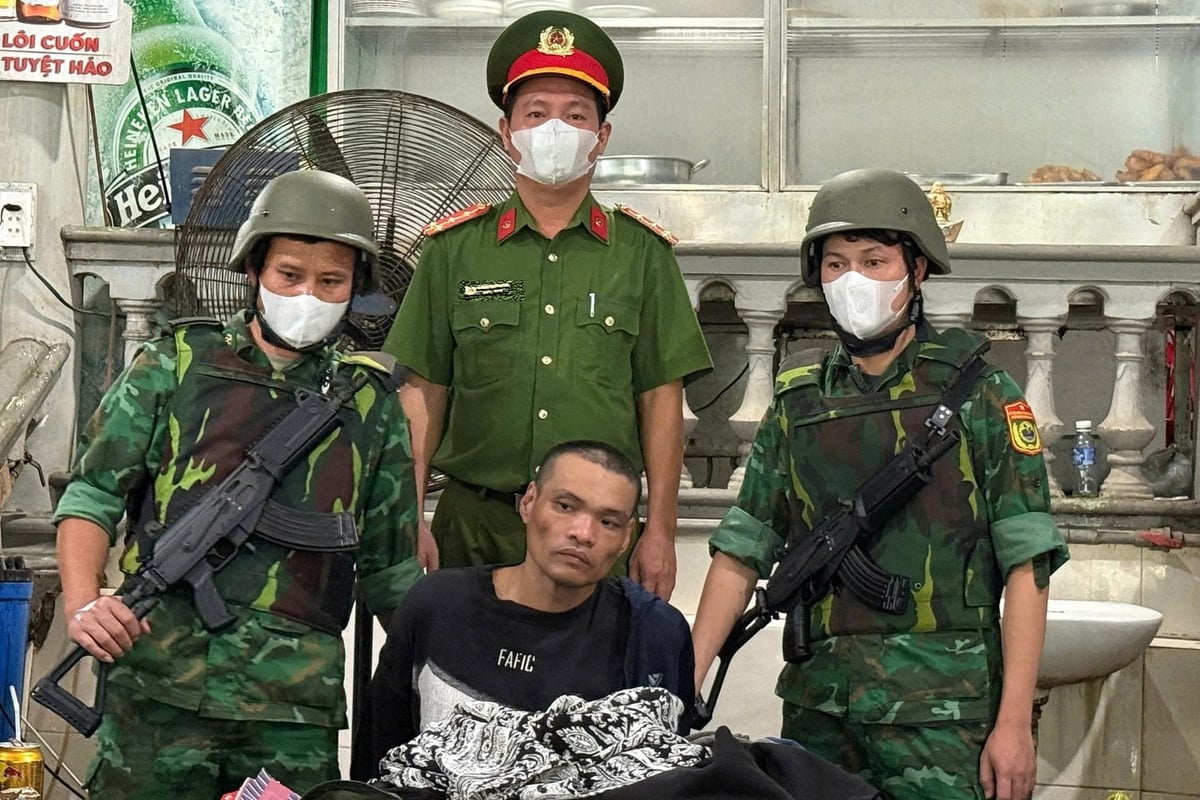 Đối tượng Trần Hải Quỳnh bị bắt giữ. Ảnh: Bộ đội Biên phòng Quảng Trị. Đối tượng Trần Hải Quỳnh bị bắt giữ. Ảnh: Bộ đội Biên phòng Quảng Trị.