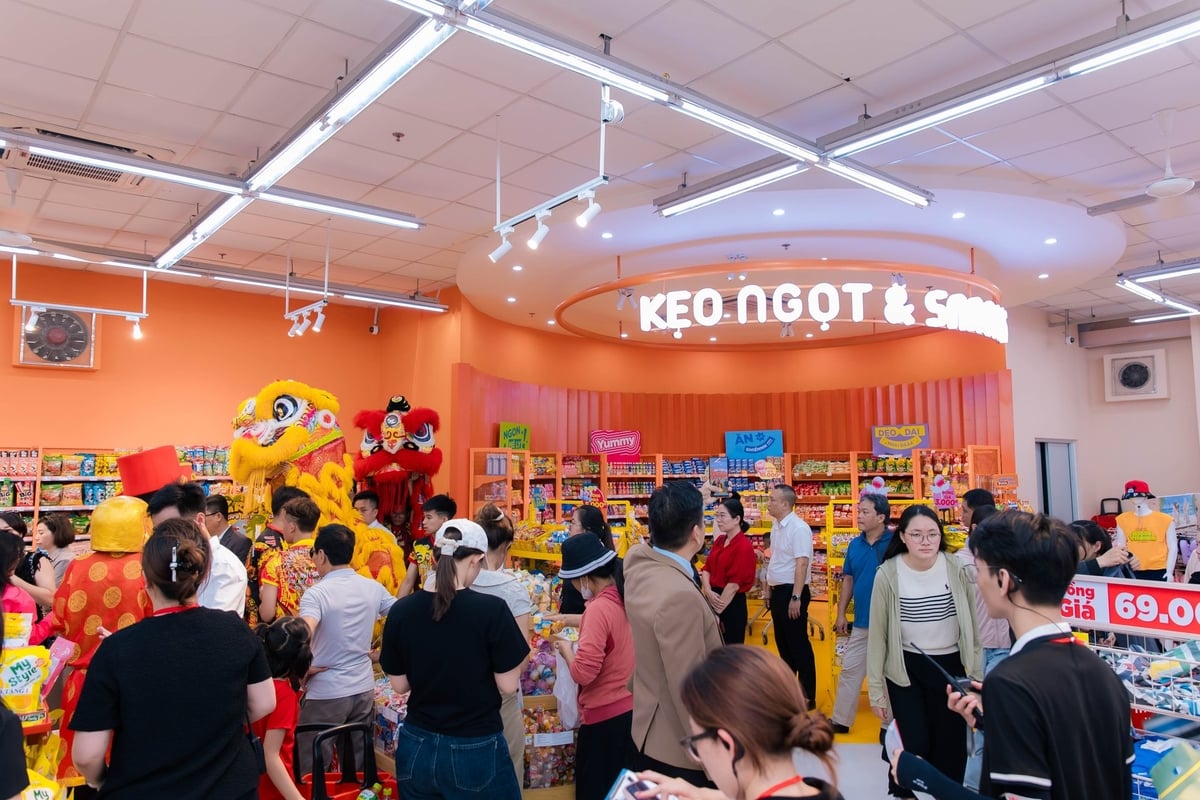 Mô hình khu Kẹo Ngọt & Snack mới ra mắt tại WinMart Tĩnh Gia. Ảnh: Masan. Mô hình khu Kẹo Ngọt & Snack mới ra mắt tại WinMart Tĩnh Gia. Ảnh: Masan.