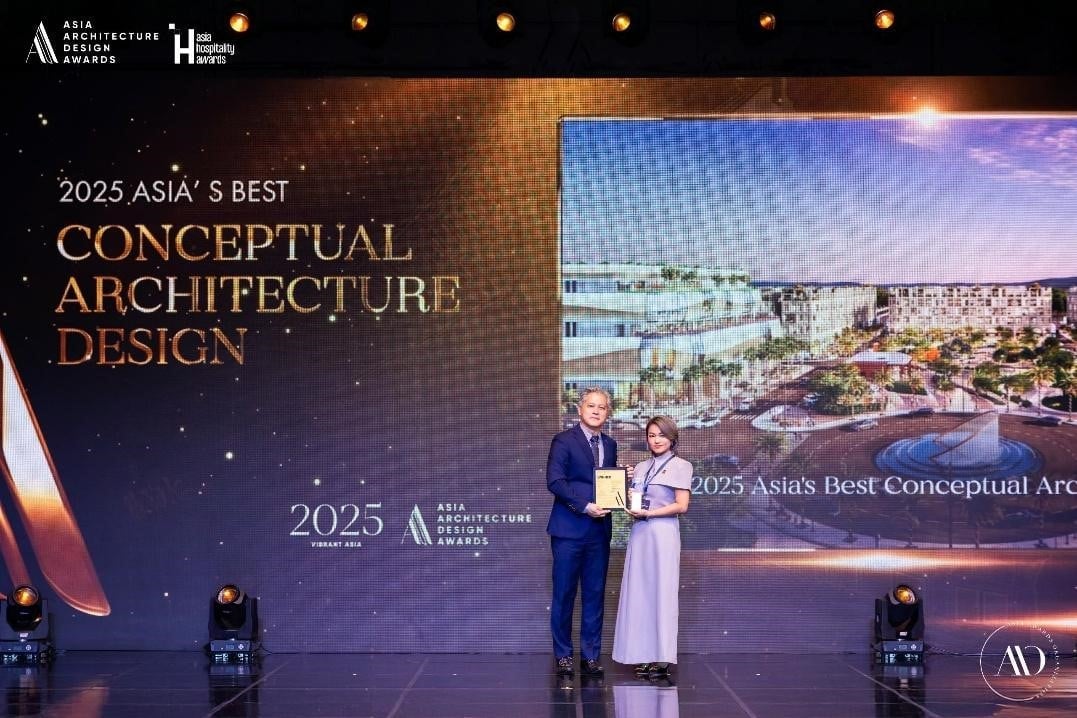 The Centric của Masterise Homes nhận giải 'Thiết kế Kiến trúc có ý tưởng xuất sắc nhất châu Á 2025'. Ảnh: CĐT. The Centric của Masterise Homes nhận giải 'Thiết kế Kiến trúc có ý tưởng xuất sắc nhất châu Á 2025'. Ảnh: CĐT.